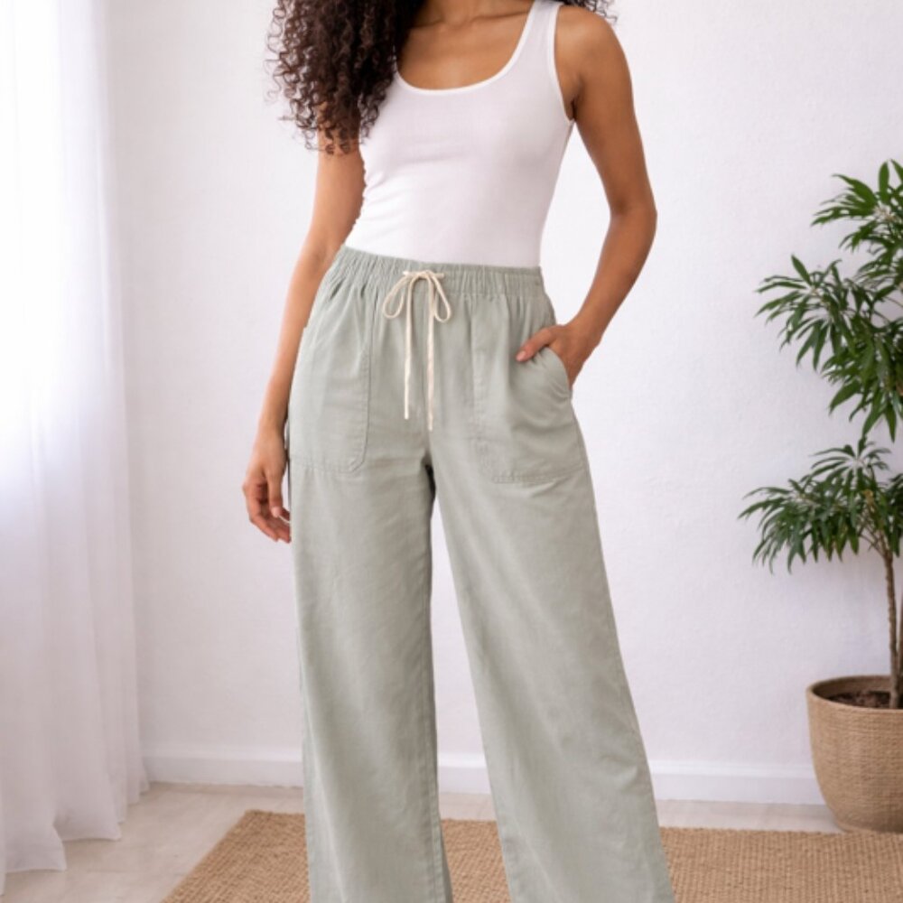 Universal Thread Wide-Leg Drawstring Pants - image 1